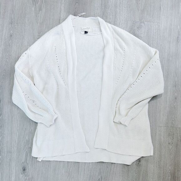 Universal Thread White Knit Sweater Cardigan - Picture 1 of 4